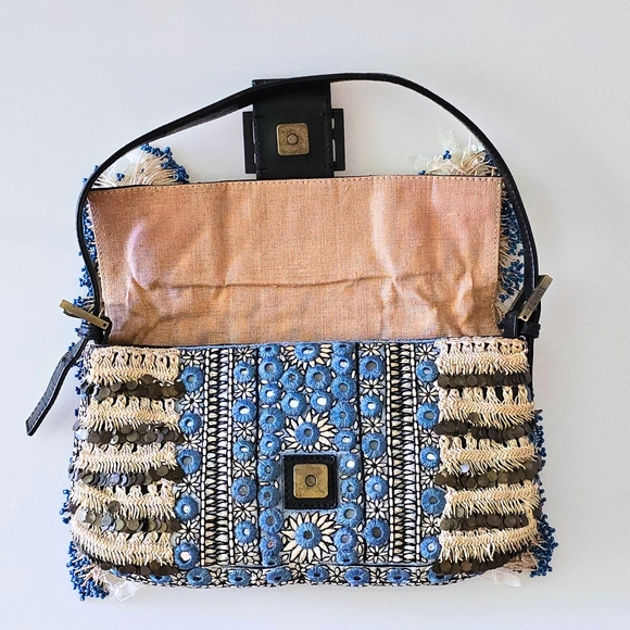 Fendi Baguette Beaded Fringe Mirror Detail - Picture 8 of 15